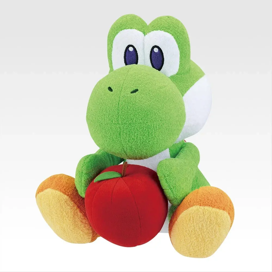 Ichiban Kuji Super Mario with Yoshi Prize A Yoshi Plush with Apple for Sale
