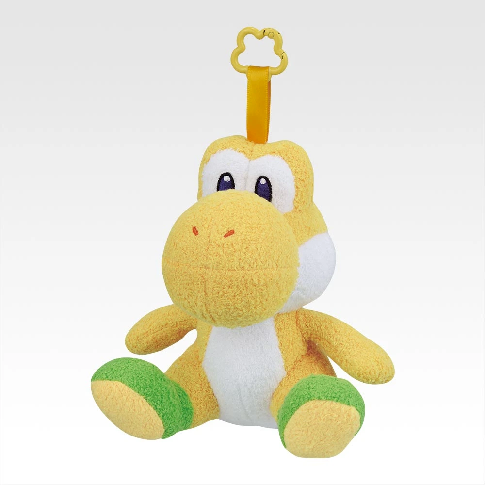 Ichiban Kuji Super Mario with Yoshi Prize B Yellow Yoshi Plush Mascot for Sale
