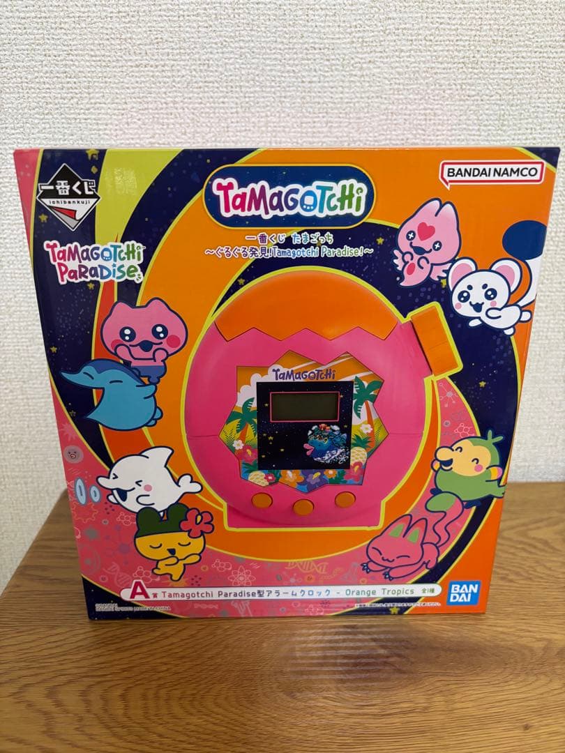 Ichiban Kuji Tamagotchi Paradise Prize A Tamagotchi Paradise-style Alarm Clock Orange Tropics Buy