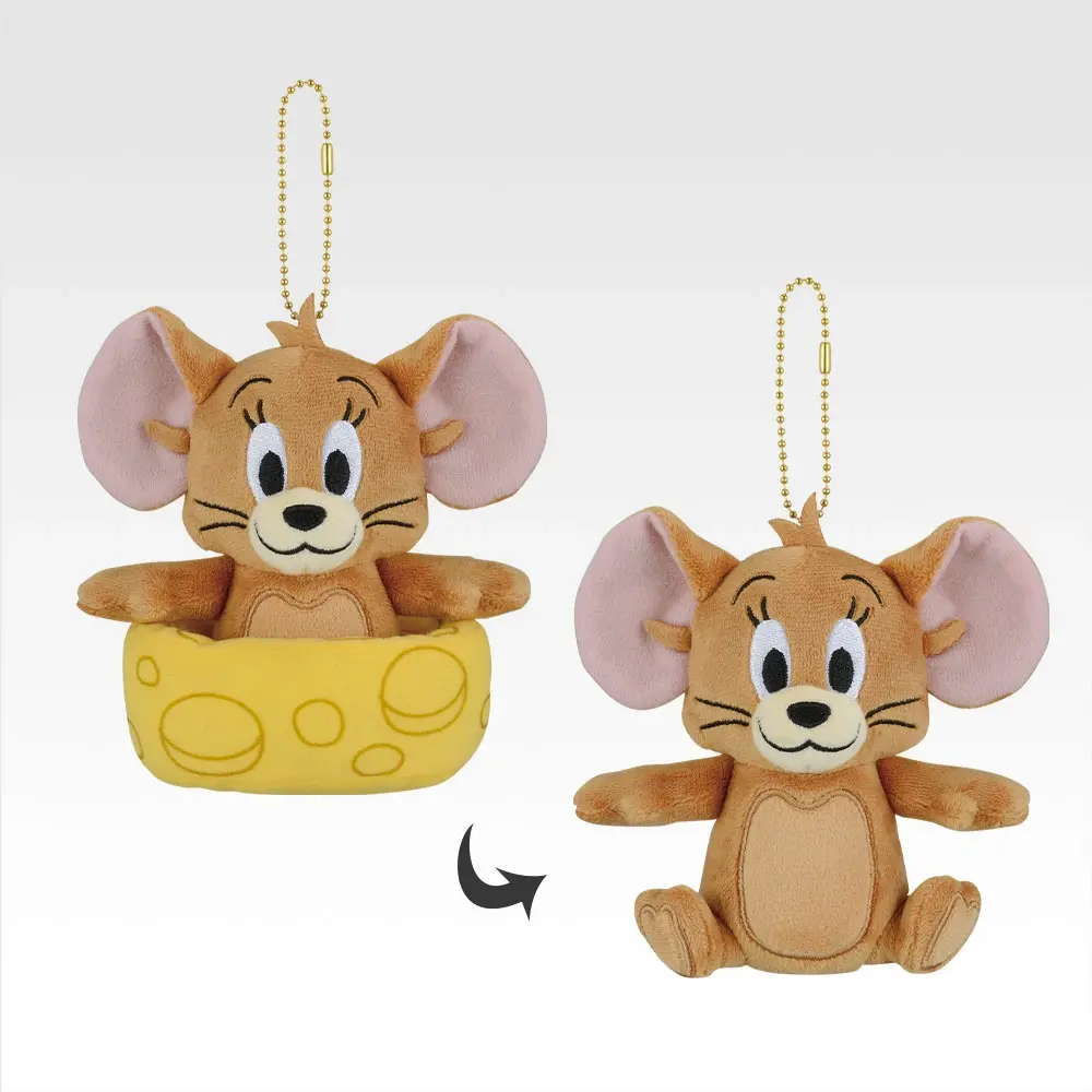 Ichiban Kuji Tom and Jerry Colorful Funny Time Prize D 12cm Jerry Mascot Plush Buy