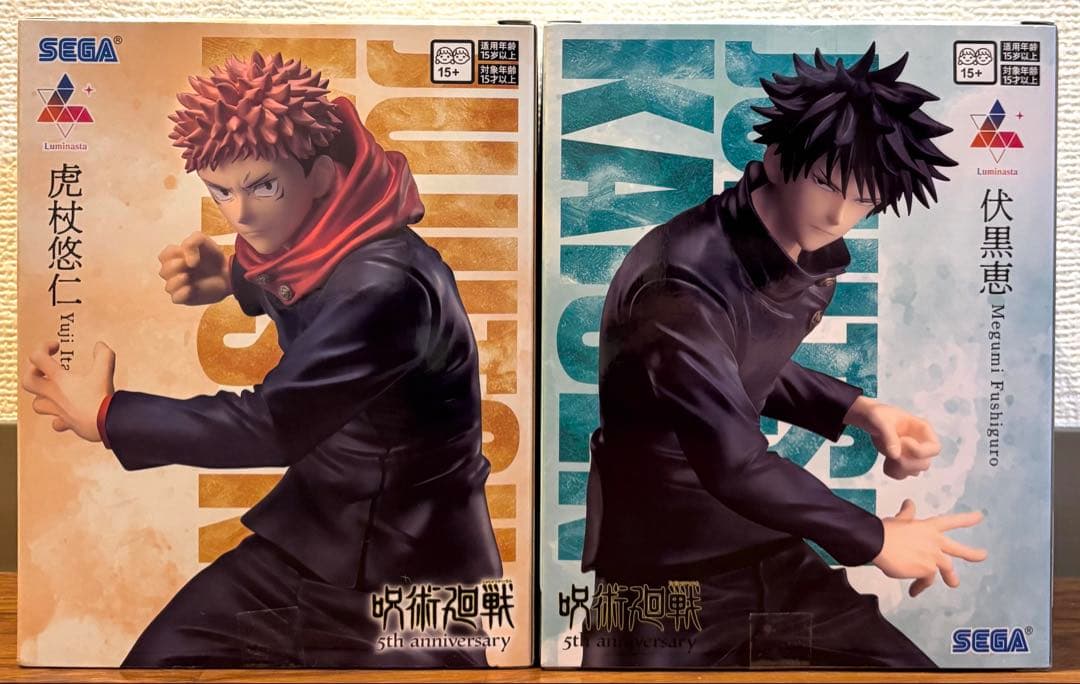 Jujutsu Kaisen 5th Anniversary Luminasta Yuji Itadori/Megumi Fushiguro Figure Buy