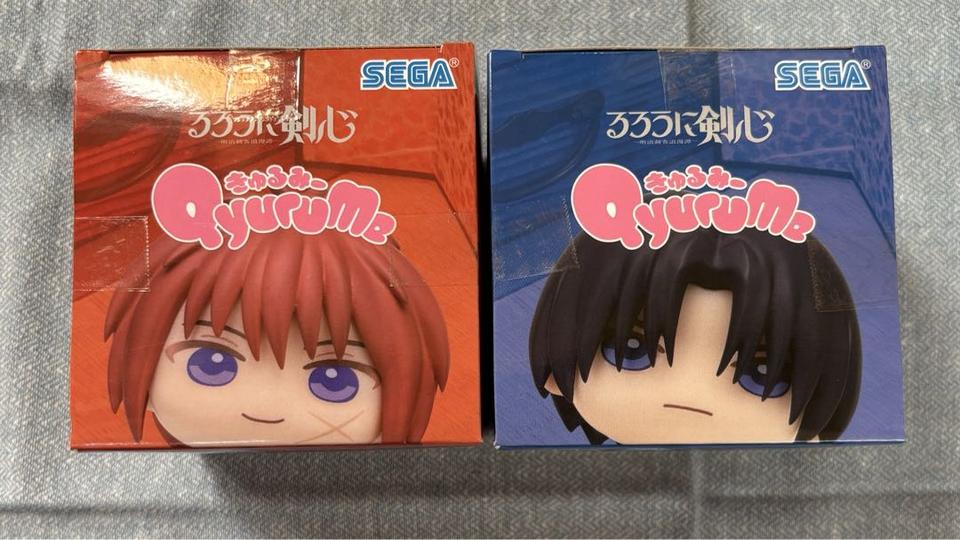Kenshin Himura/Aoshi Shinomori QyuruMe Mini Figure Buy
