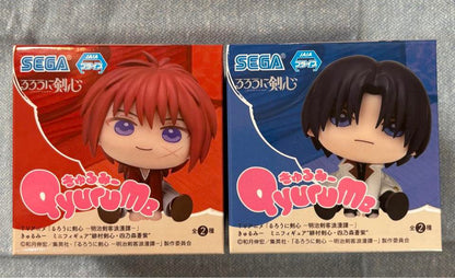 Rurouni Kenshin Kenshin Himura/Aoshi Shinomori QyuruMe Mini Figure Buy