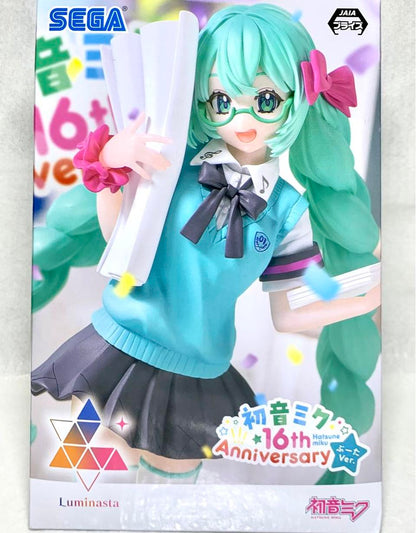 SEGA Luminasta Miku 16th Anniversary Booota Ver. Figure for Sale