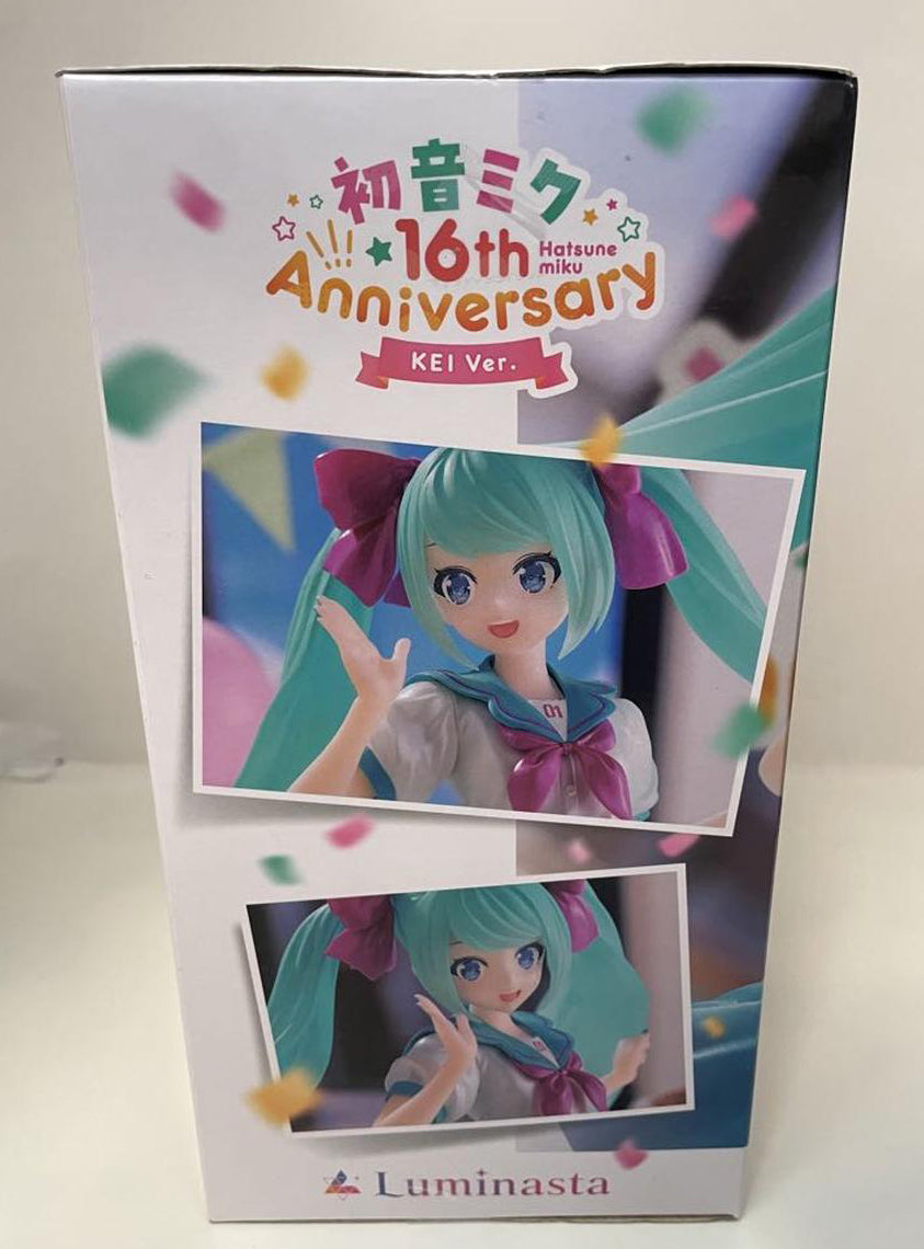 SEGA Hatsune Miku Luminasta Miku 16th Anniversary KEI Ver. Figure