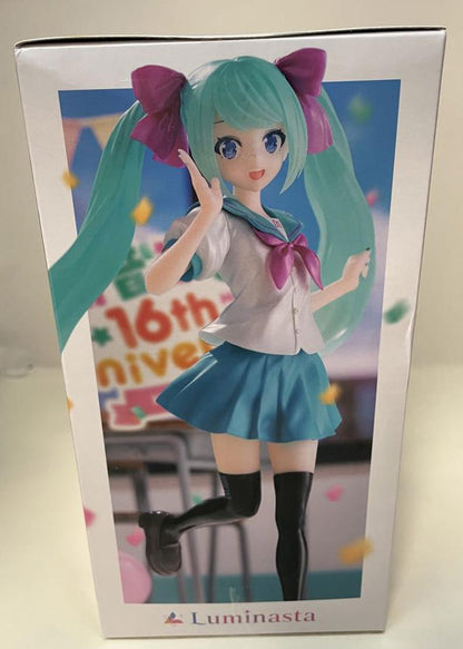 Luminasta Miku 16th Anniversary KEI Ver. Figure SEGA for Sale