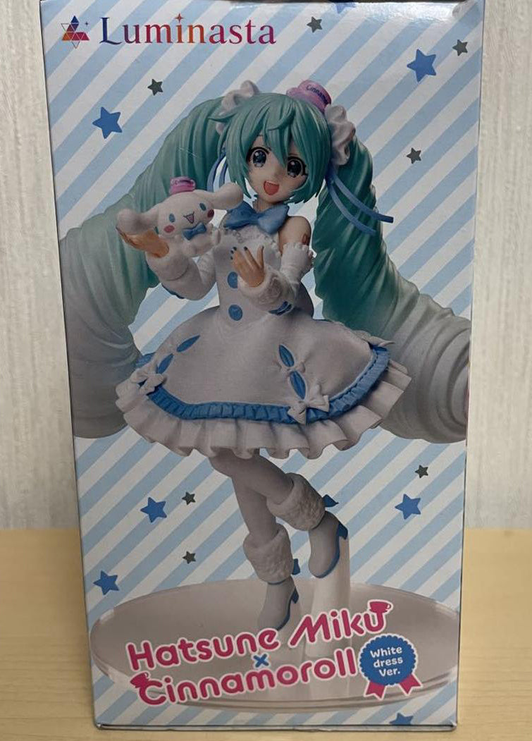 Luminasta Miku x Cinnamoroll White Dress Ver. Figure for Sale