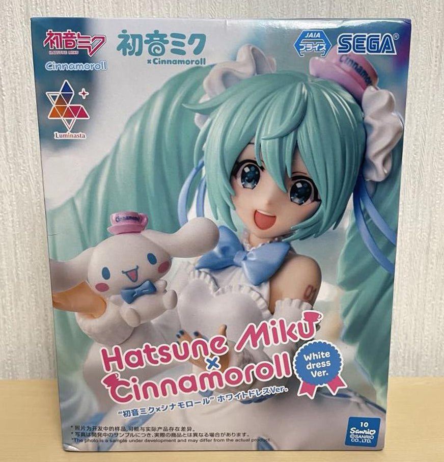 Luminasta Hatsune Miku x Cinnamoroll White Dress Ver. Figure for Sale