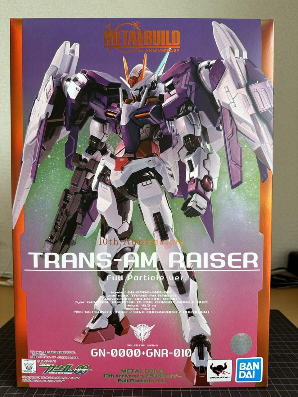 METAL BUILD 10th Anniversary Gundam 00 Trans-Am Raiser Full Particle ver. Buy