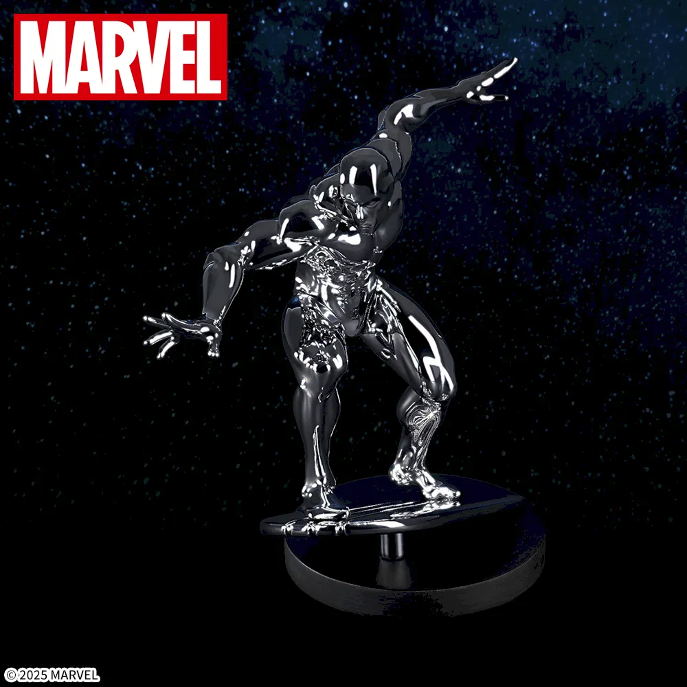 MARVELACT/CUTプレミアムフィギュア　シルバーサーファー　& シング MARVEL ACT/CUT プレミアムフィギュア “シルバーサーファー