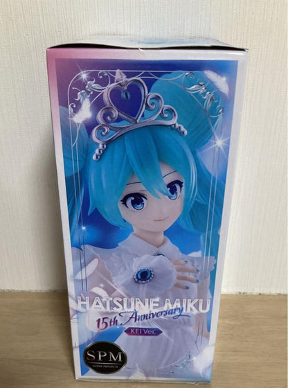 Miku 15th Anniversary KEI Ver. SPM Figure SEGA Hatsune Miku for Sale