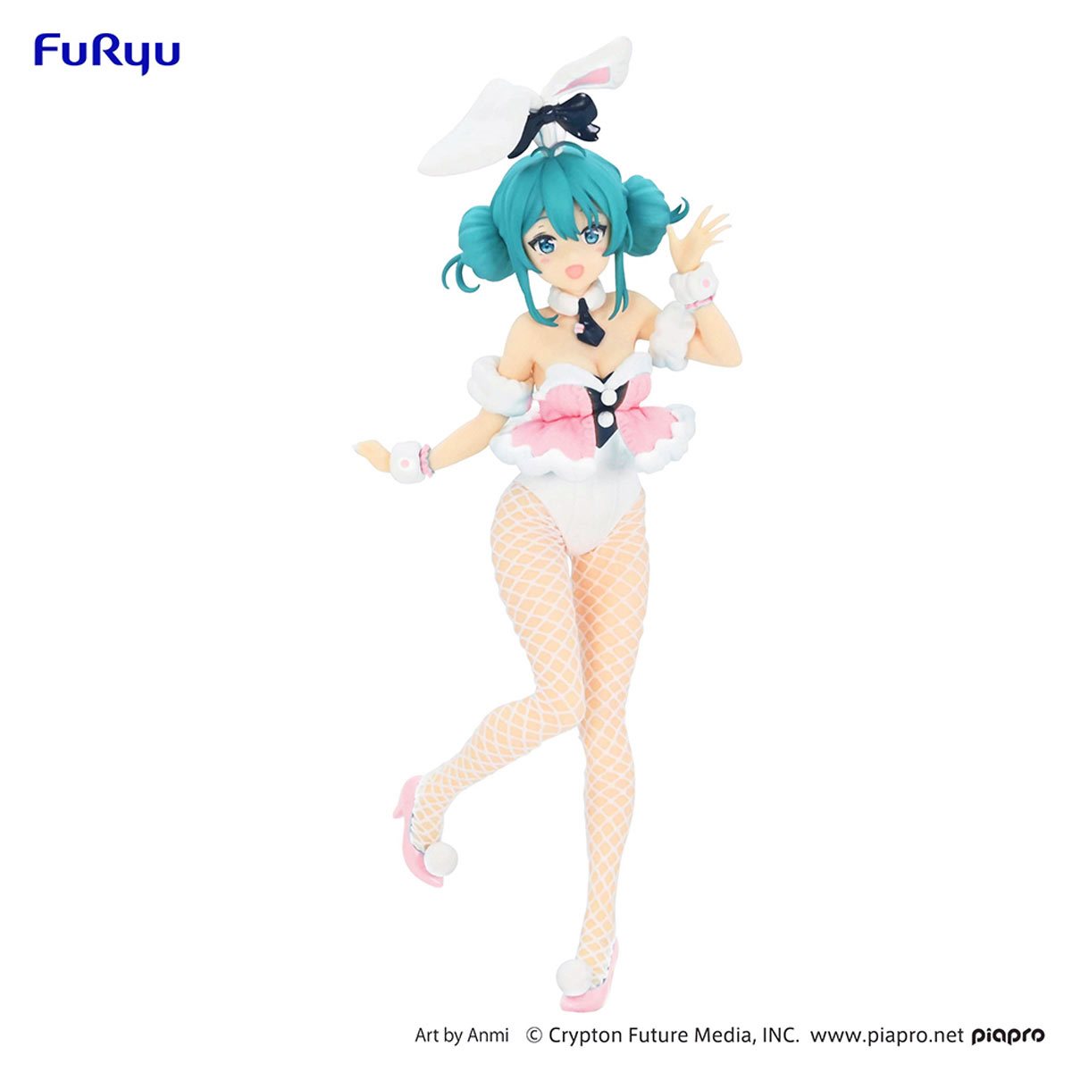 Miku BiCute Bunnies Figure White Rabbit Baby Pink Ver. FuRyu Hatsune Miku Buy