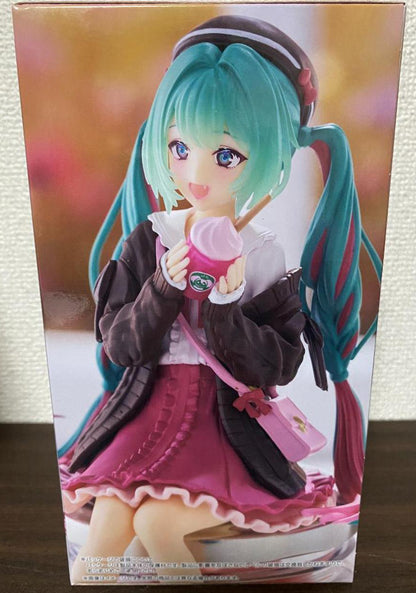 Miku Noodle Stopper Figure Autumn Date Pink ver. for Sale