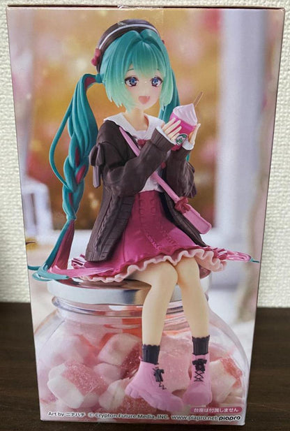 Miku Noodle Stopper Figure Autumn Date Pink ver. for Sale