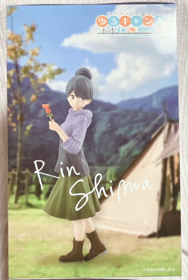 Minna no Kuji Yuru Camp Season 3 Rin Shima Figure Prize A for Sale