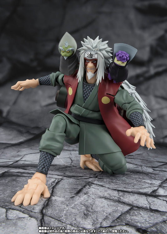 Naruto: Shippuden S.H.Figuarts Jiraiya Hidden Leaf Heroic Master Sage- Sage Mode Set Figure Buy