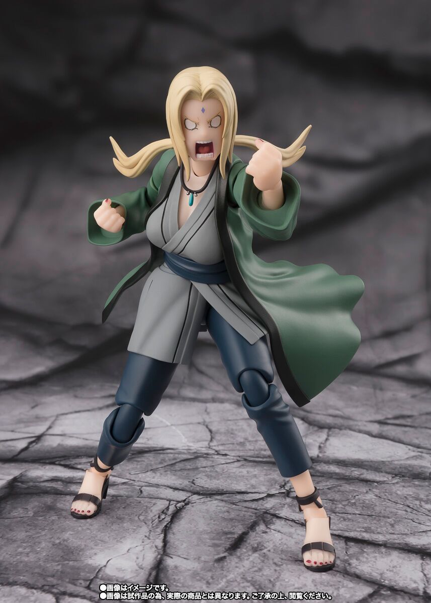 Naruto: Shippuden S.H.Figuarts Tsunade The Legendary Medical Ninja Exclusive Figure for Sale