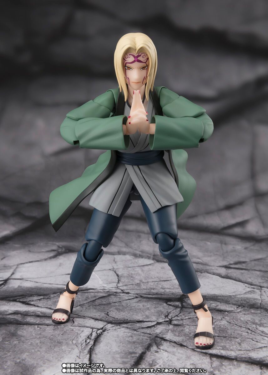 Naruto: Shippuden S.H.Figuarts Tsunade The Legendary Medical Ninja Exclusive Figure for Sale