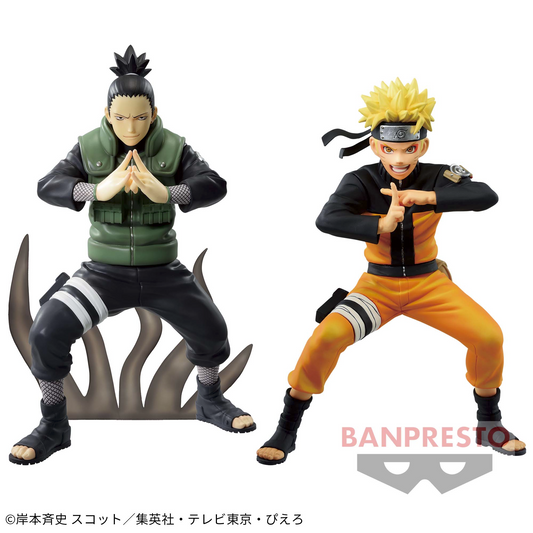 Naruto: Shippuden Vibration Stars Shikamaru Nara & Naruto Sage Mode Figure Buy