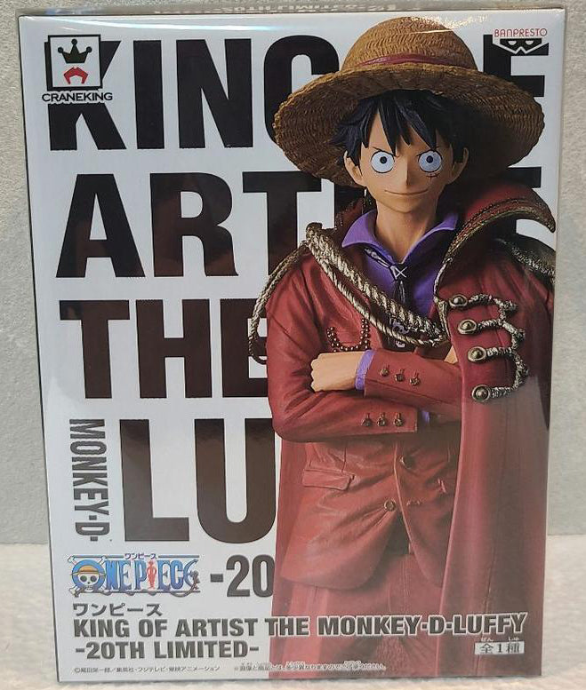 One Piece Banpresto King of Artist The Luffy Figure 20th Limited for Sale