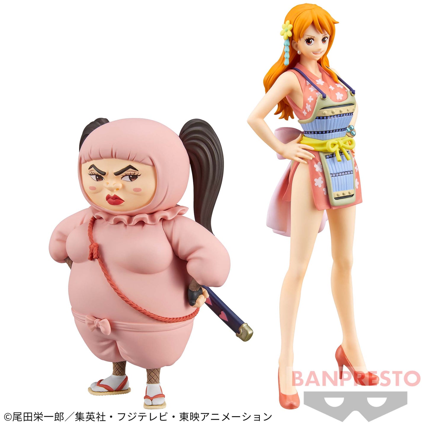 One Piece DXF The Grandline Lady Wano Vol.8 Shinobu & Nami Figure for Sale