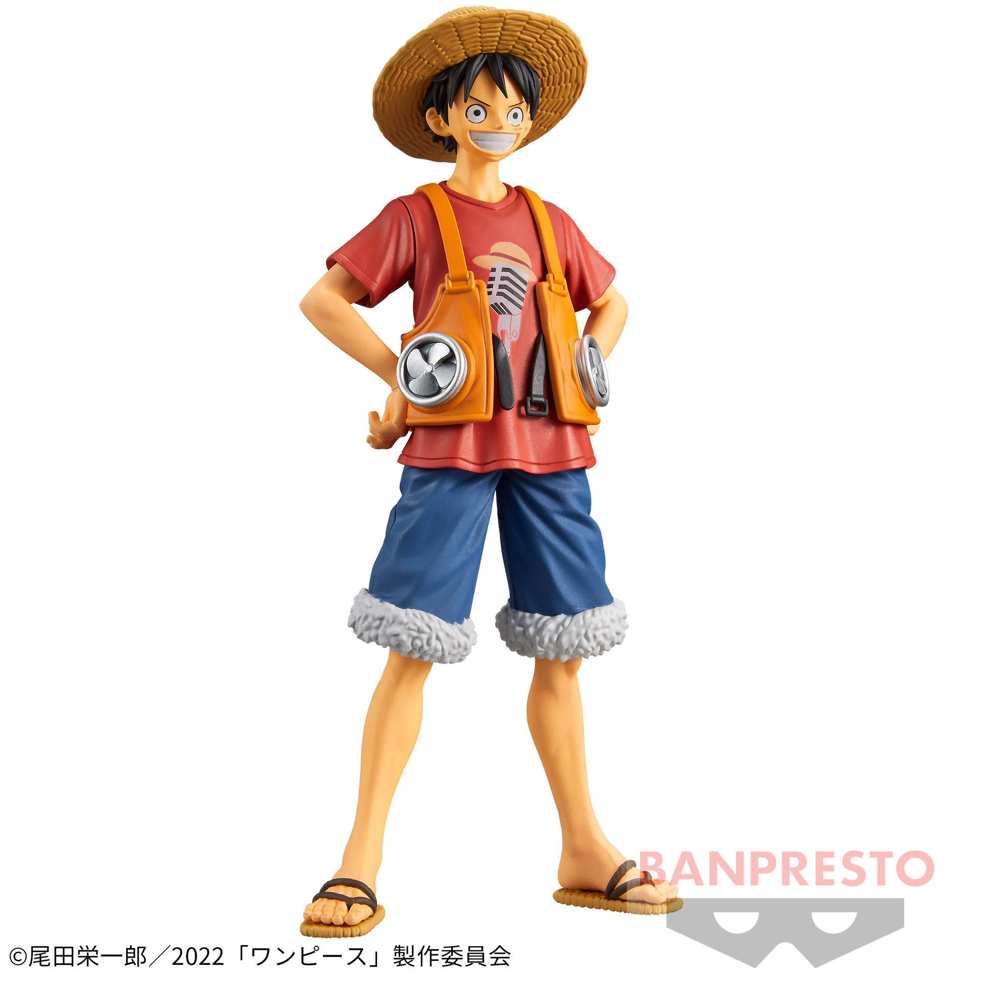 One Piece Film Red Luffy Figure DXF The Grandline Men Vol.1 for Sale