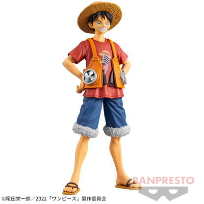 One Piece Film Red Luffy Figure DXF The Grandline Men Vol.1 for Sale