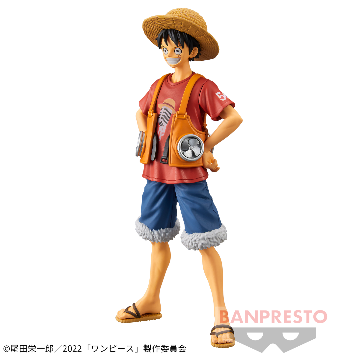 One Piece Film Red Luffy Figure DXF The Grandline Men Vol.1 for Sale