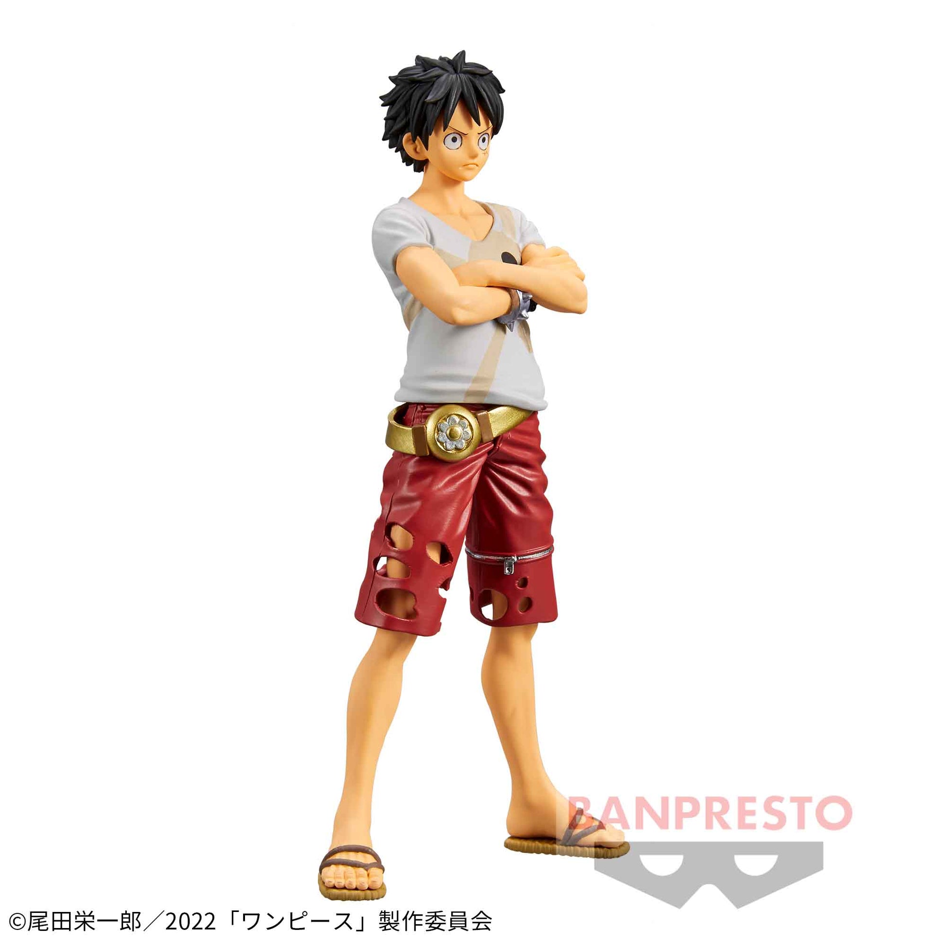 One Piece Film Red Luffy Figure DXF The Grandline Men Vol.6 for Sale