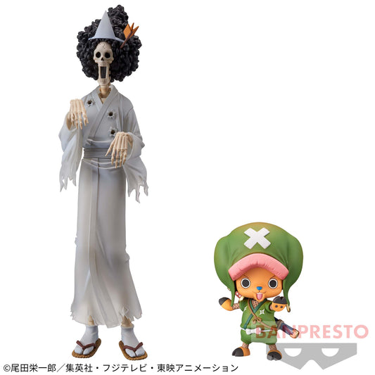 One Piece DXF The Grandline Men Wano Country Vol.7 Brook Chopper Figure for Sale