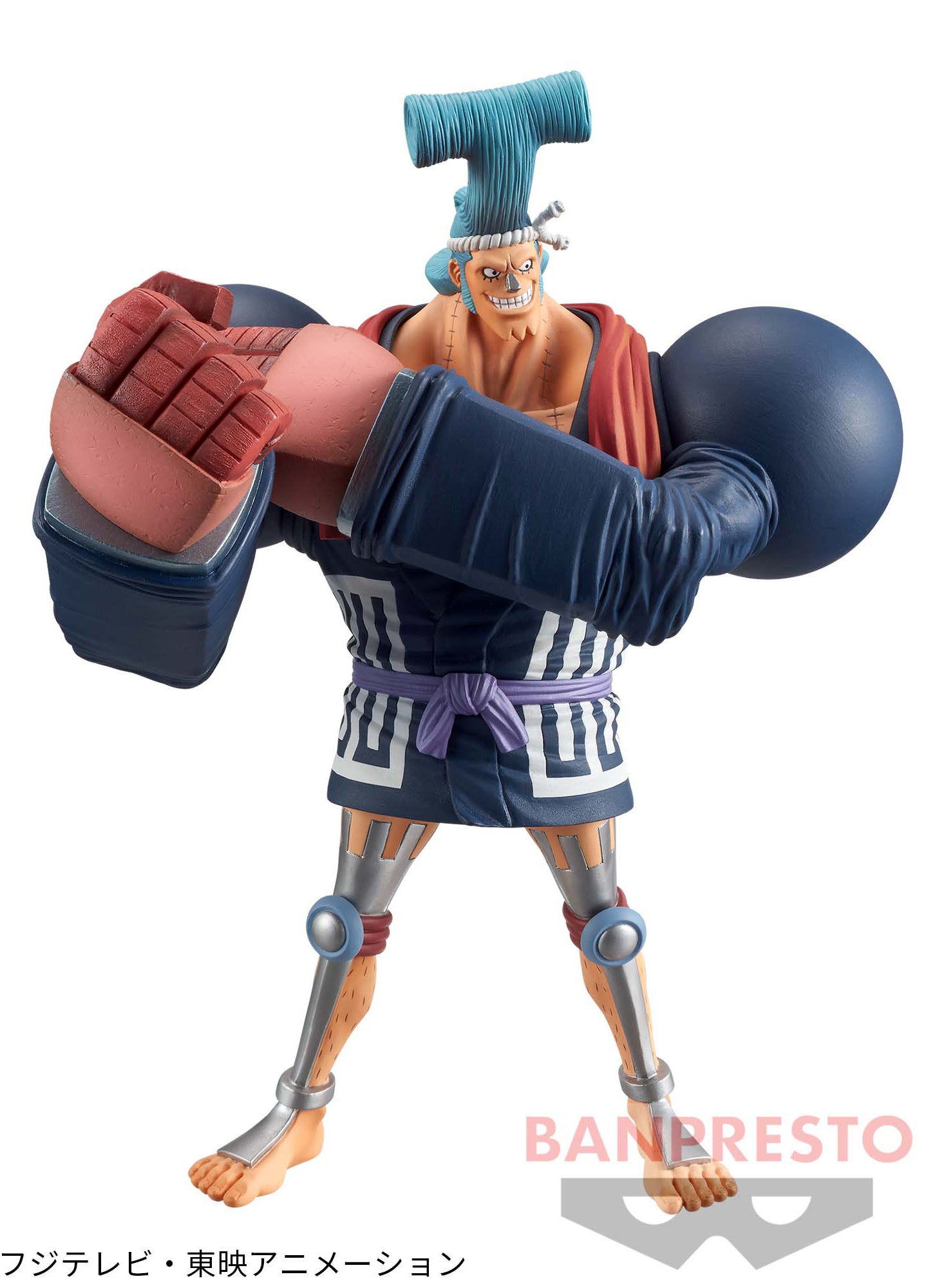 One Piece DXF The Grandline Men Wano Vol.8 Franky Franosuke Figure for Sale