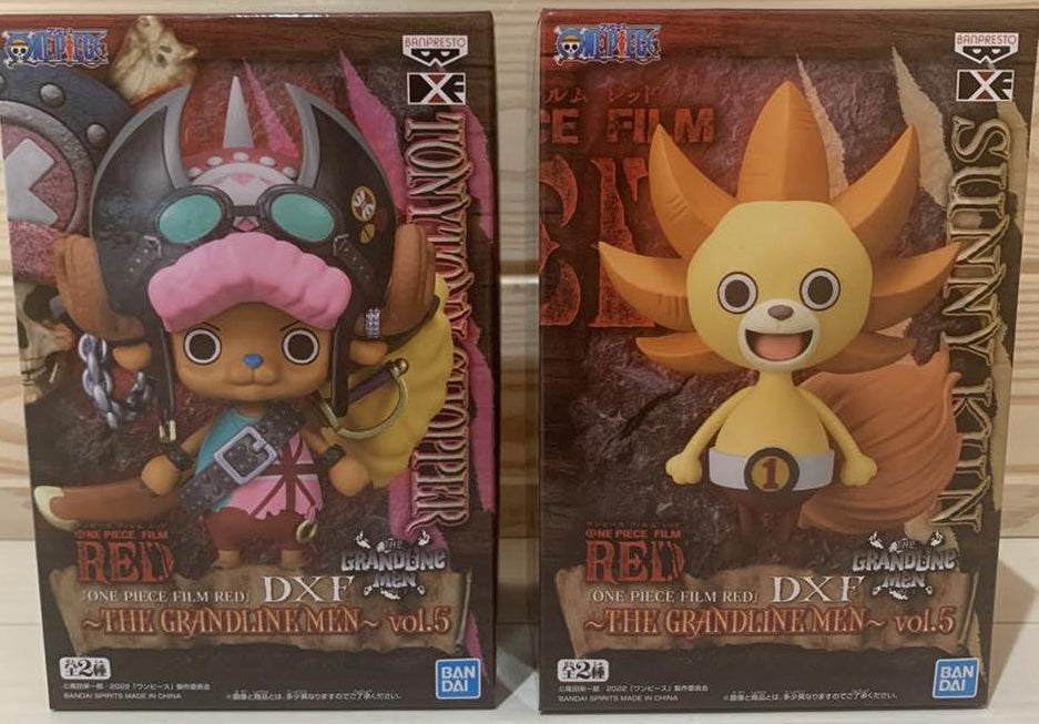 One Piece DXF The Grandline Men Vol.5 Film Red Chopper Sunny-Kun Figure