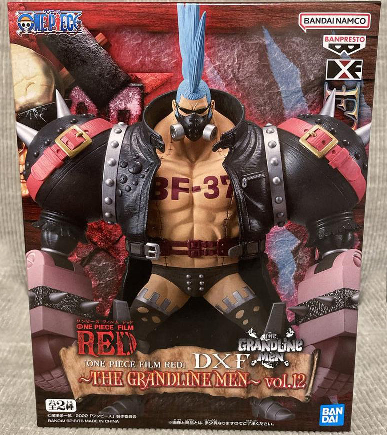 One Piece Film Red Franky Figure DXF The Grandline Men Vol.12 for Sale