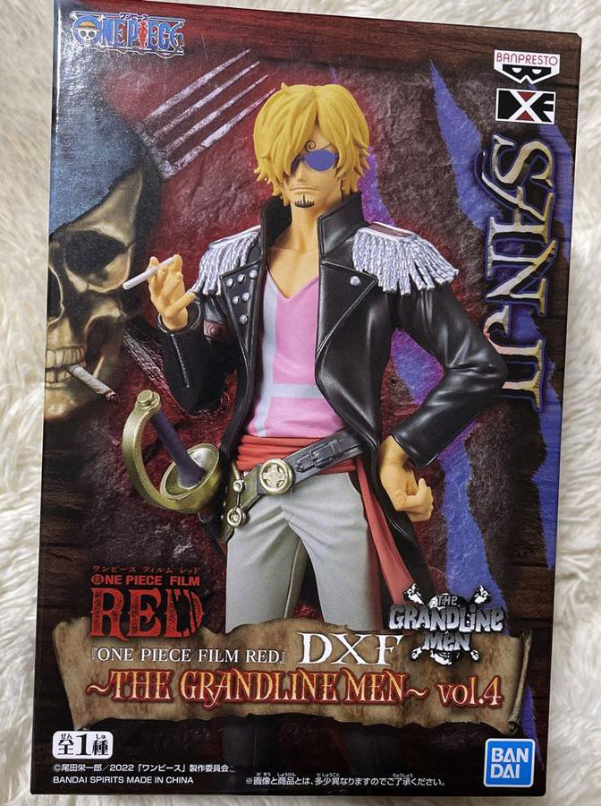 One Piece DXF The Grandline Men Vol.4 Film Red Sanji Figure for Sale