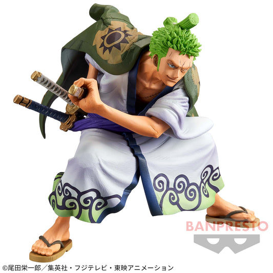 One Piece King of Artist Roronoa Zoro Wano Country Figure for Sale