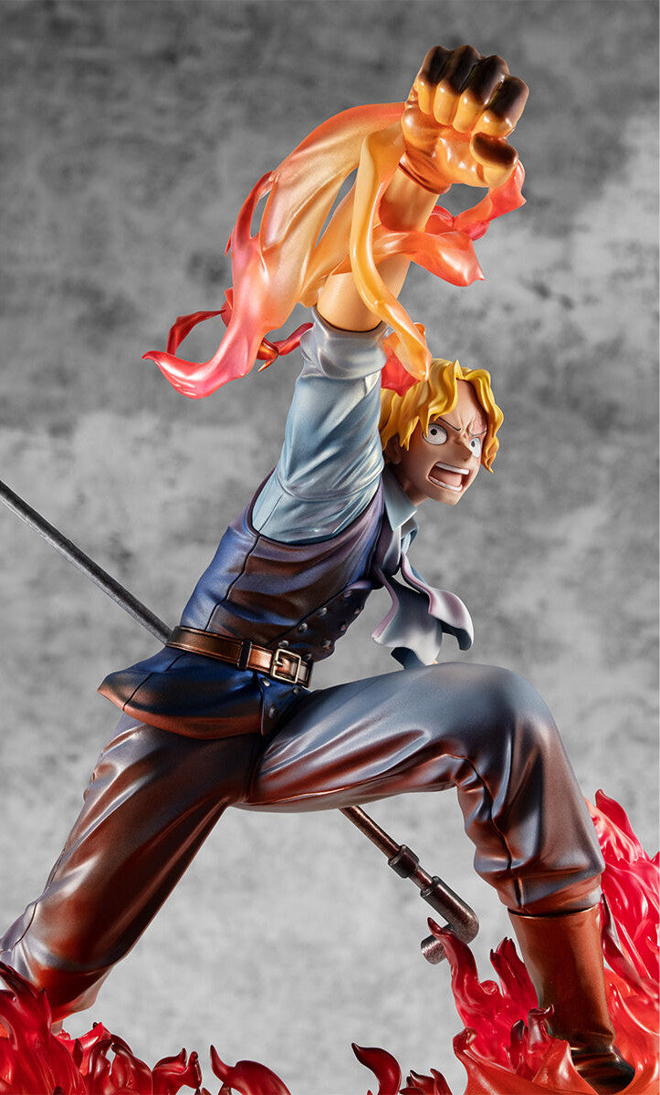 One Piece Portrait of Pirates Sabo Fire Fist Inheritance Figure for Sale