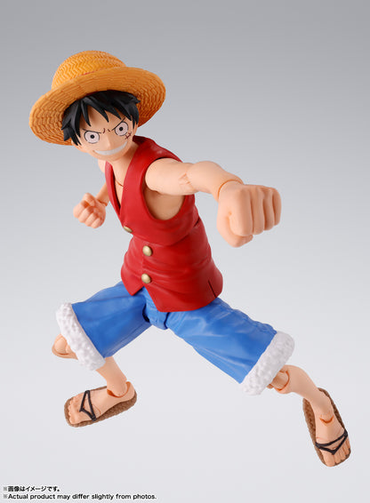 One Piece S.H.Figuarts Monkey D. Luffy Figure Romance Dawn for Sale