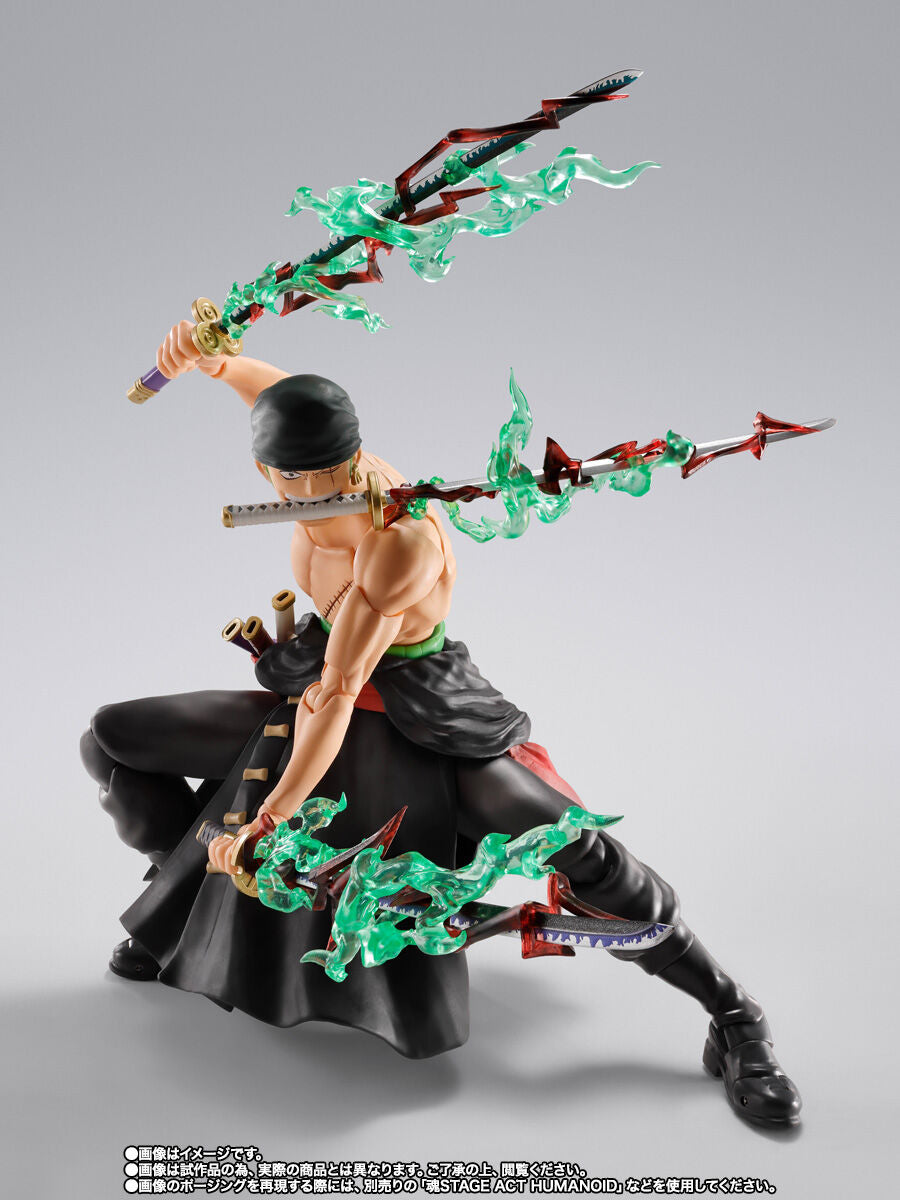 One Piece S.H.Figuarts Roronoa Zoro The King of Hell Figure for Sale