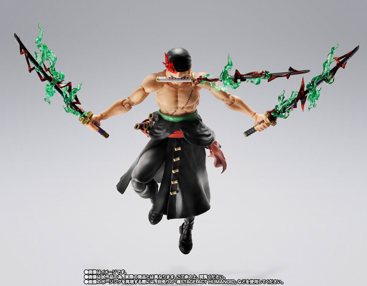 One Piece S.H.Figuarts Roronoa Zoro The King of Hell Figure for Sale