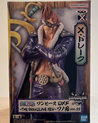 One Piece DXF The Grandline Men Wano Country Vol.22 X. Drake Figure for Sale