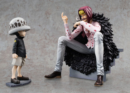 One Piece Portrait of Pirates Corazon & Law Reissue Figure Set for Sale