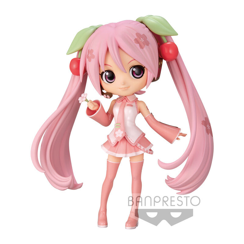 Q Posket Sakura Miku Figure