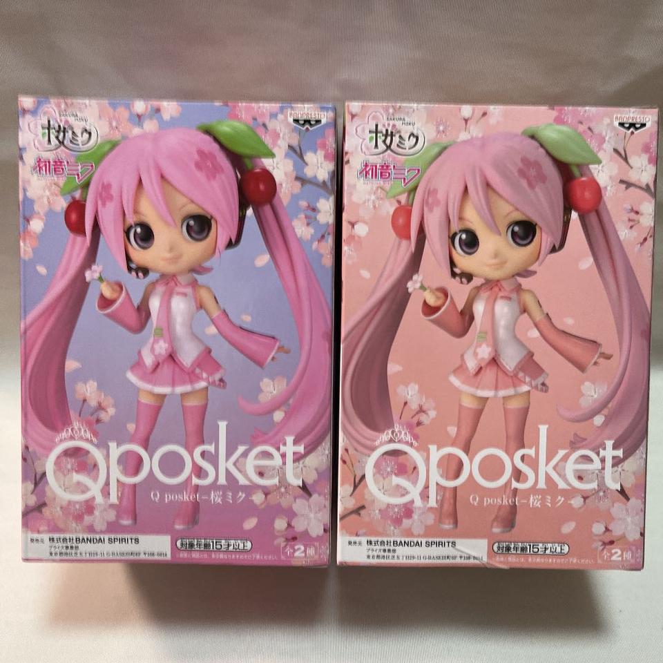 Q Posket Sakura Miku Figure