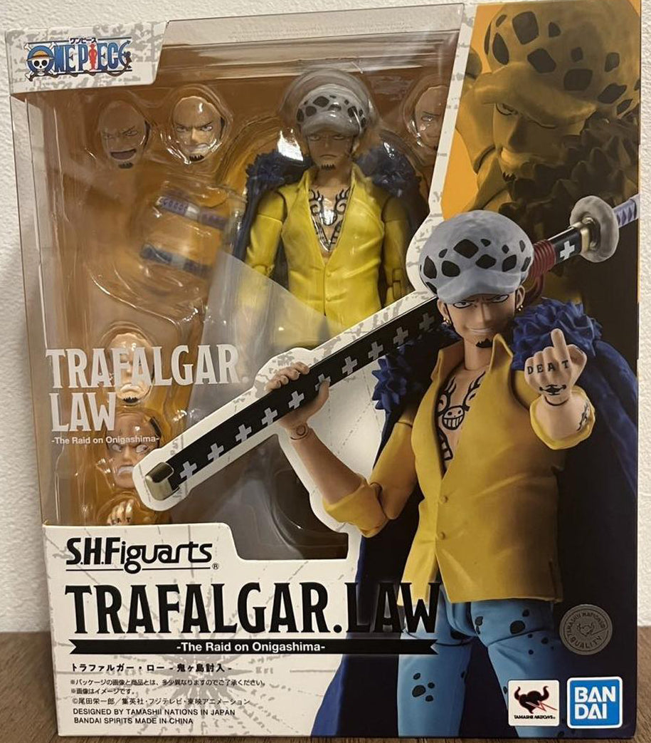 One Piece S.H.Figuarts Trafalgar Law Figure Raid on Onigashima Buy