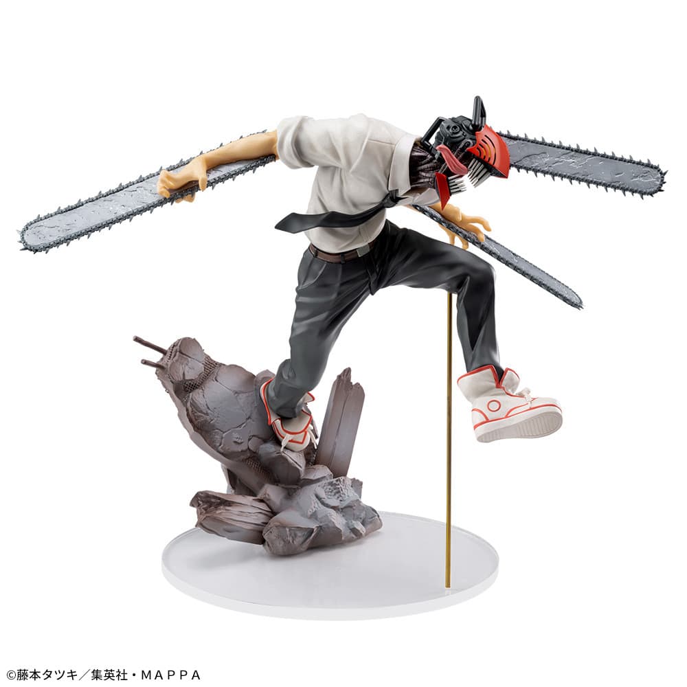 SEGA Chainsaw Man Luminasta Denji Chainsaw Devil Figure for Sale