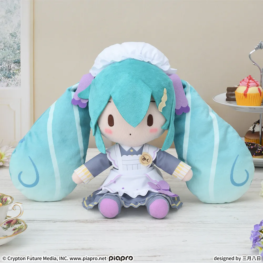 SEGA Hatsune Miku Fuwa Petit M Plush Hatsune Miku Classical Maid for Sale