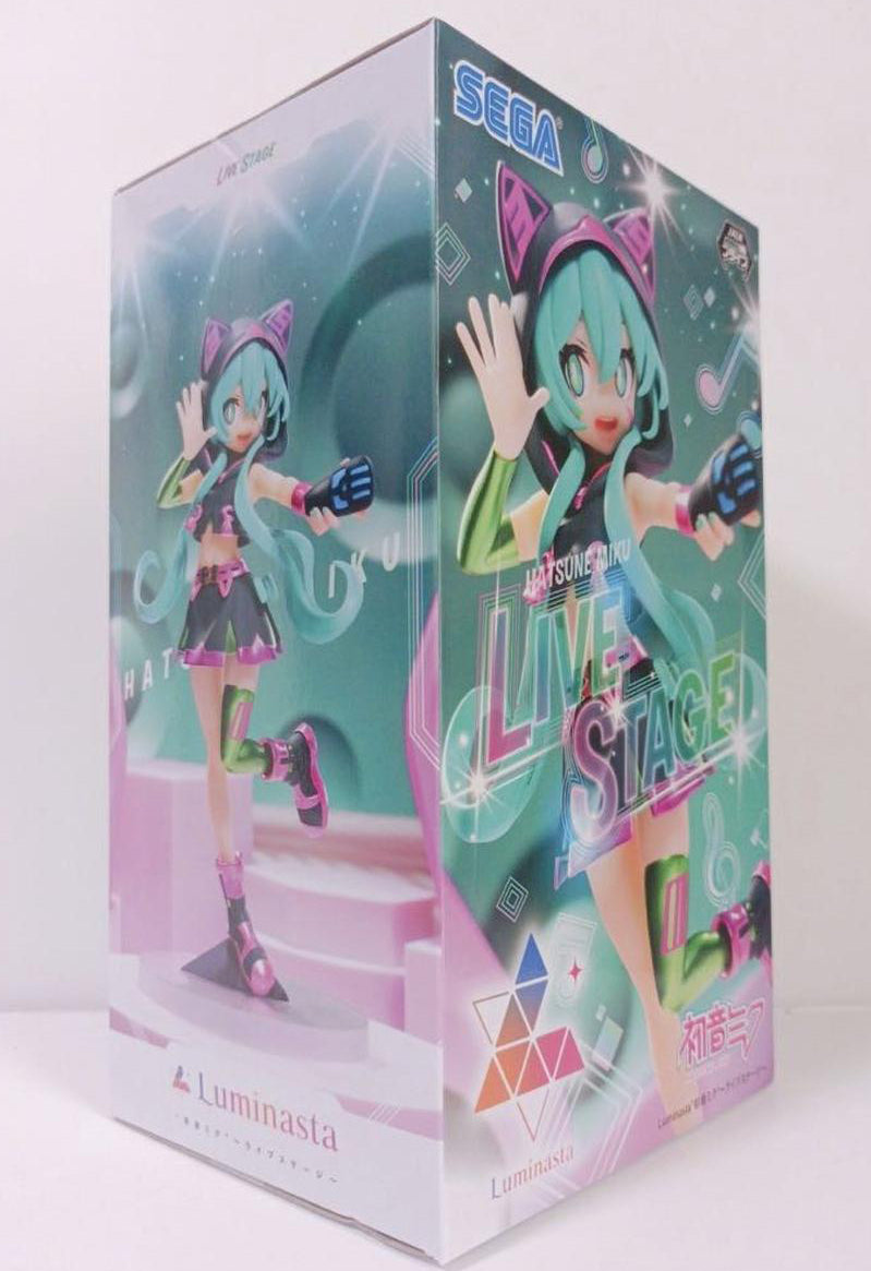 Hatsune Miku Luminasta Live outlet Support Version Figure & Plush Set