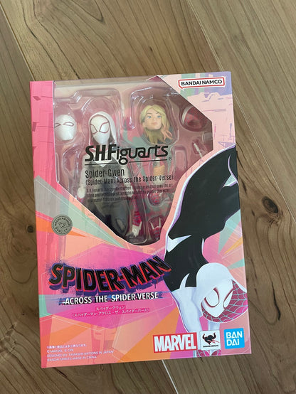 SHF Spider Gwen Figure from Spider Man Across the Spider Verse