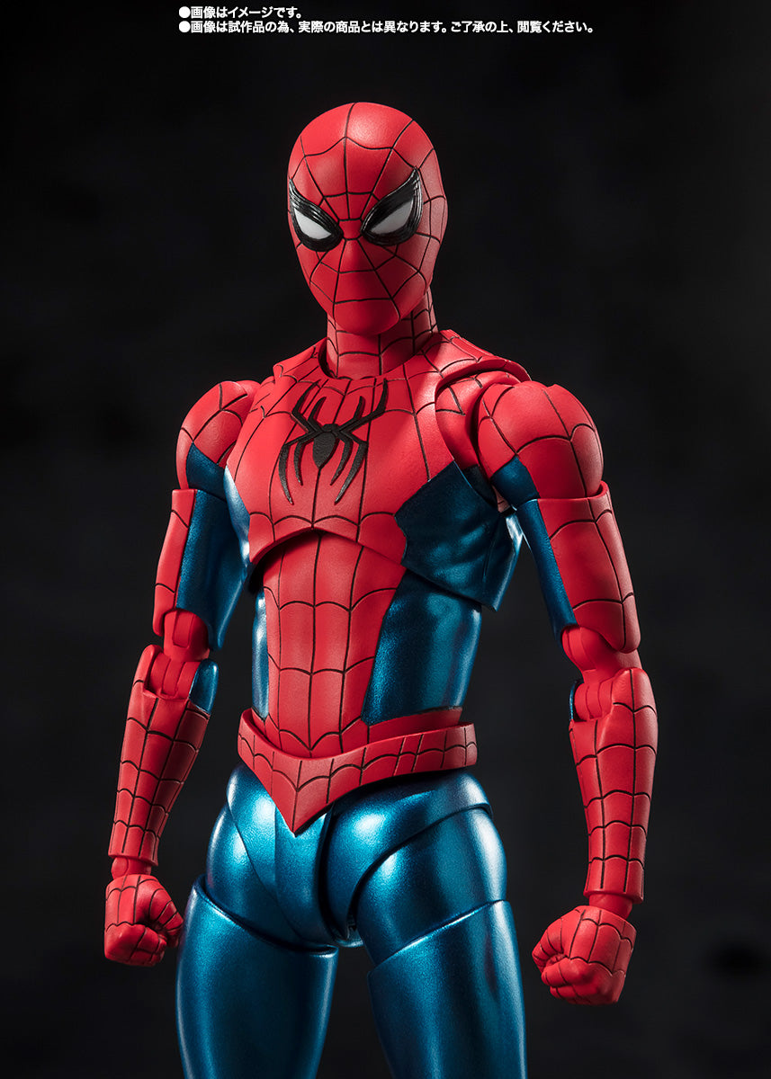 SHF Spider-Man: No Way Home Spider-Man New Red & Blue Suit Figure