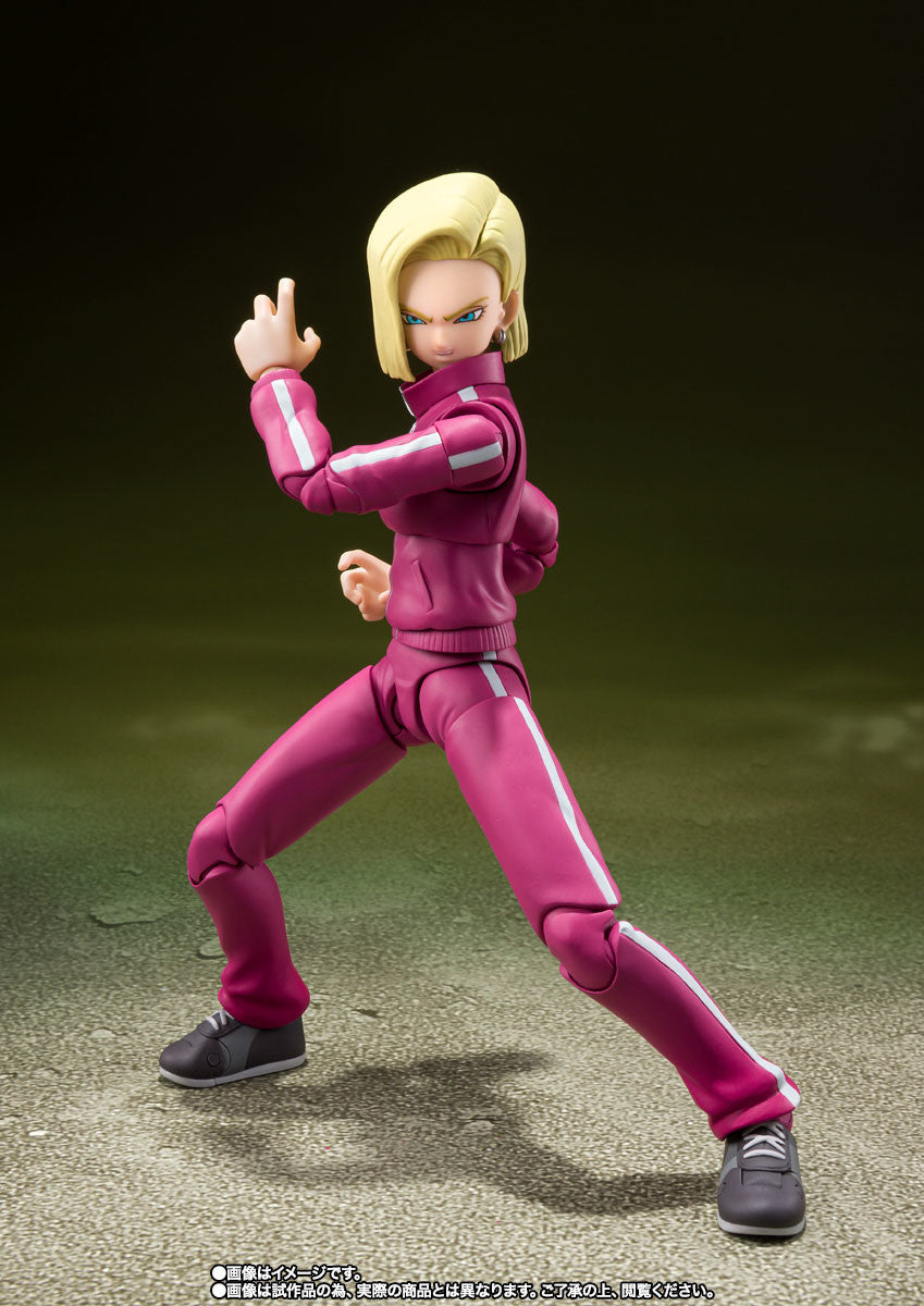 Dragon Ball Super S.H.Figuarts Android 18 Universe Survival Saga Figur –  Figure Start